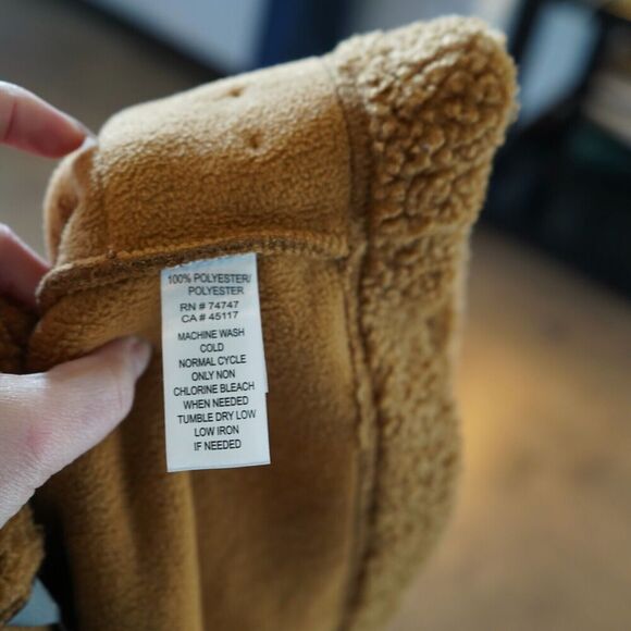 Natural Reflections Chipmunk Sherpa Teddy/Chpmk/ XXL Coat - Picture 5 of 6